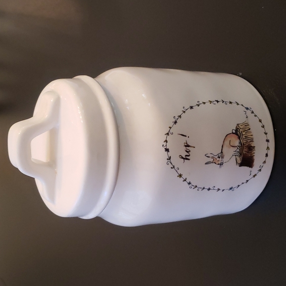 Rae Dunn Hop! Canister With Lid - Picture 1 of 5